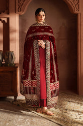 Experience the luxurious charm of Iznik IV-56 Embroidered Velvet, designed in a deep purple tone with exquisite embroidery.